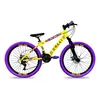 Bicicleta Grau Aro 26 Freios A Disco 21 Velocidades Colli Cor Amarelo Tamanho do quadro 13.5