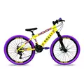 Bicicleta Grau Aro 26 Freios A Disco 21 Velocidades Colli Cor Amarelo Tamanho do quadro 13.5