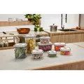 Kit Potes Plásticos Transparente com Tampa Branca 8 Unidades Electrolux
