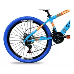 Bicicleta Grau Aro 26 Freios A Disco 21 Velocidades Colli Cor AZUL CHAMPANHE Tamanho do quadro 13.5