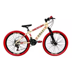 Bicicleta Grau Aro 26 Freios A Disco 21 Velocidades Colli Cor Bege Tamanho do quadro 13.5