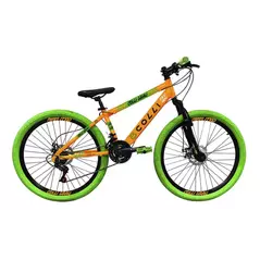 Bicicleta Grau Aro 26 Freios A Disco 21 Velocidades Colli Cor Laranja/Neón Tamanho do quadro 13.5