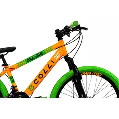 Bicicleta Grau Aro 26 Freios A Disco 21 Velocidades Colli Cor Laranja/Neón Tamanho do quadro 13.5