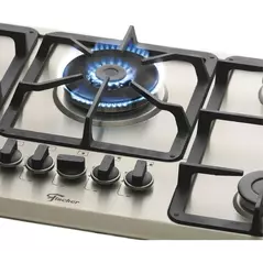 Cooktop A Gás Fischer 5 Bocas Tripla Chama Infinity