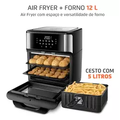Fritadeira Air Fryer Forno Oven 12L, Mondial, 2200W - AFON-12L-BI