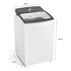 Máquina De Lavar Bwf15ab 15kg Tira Manchas Branca Brastemp Cor Branco