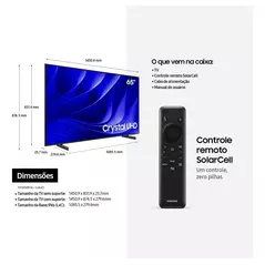 Smart TV 65'' Crystal 65DU8000 UHD 4K 2024 Samsung Cinza Titan