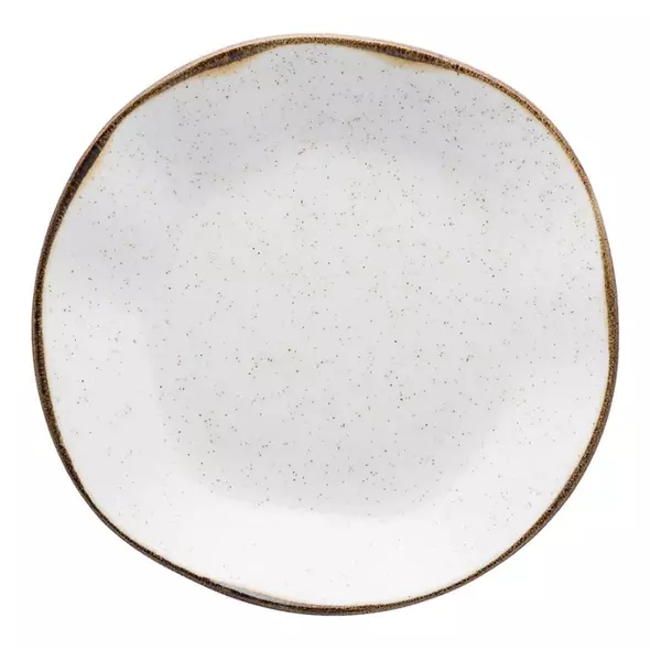 Aparelho de Jantar e Chá Ryo Maresia 20 Peças Branco e Marrom Oxford