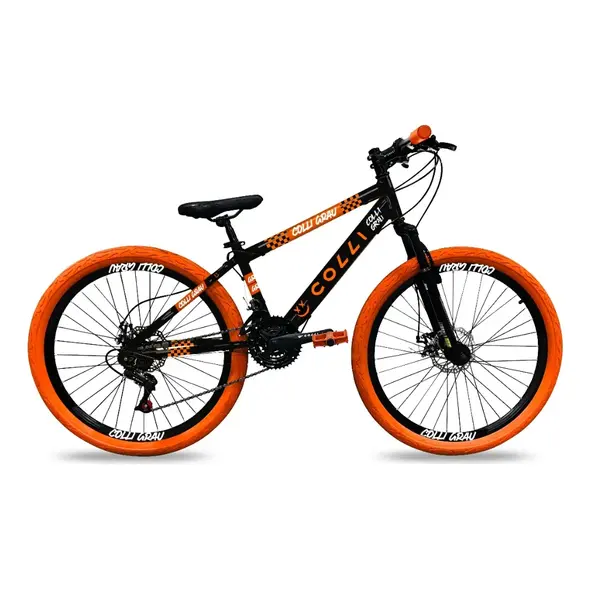 Bicicleta Grau Aro 26 Freios A Disco 21 Velocidades Colli Cor Preto Tamanho do quadro 13.5