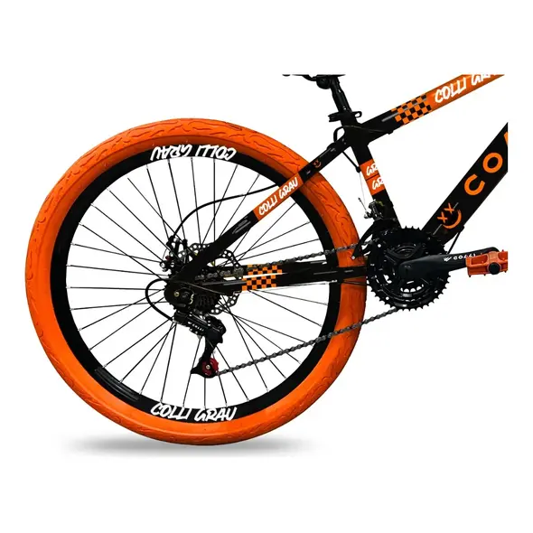 Bicicleta Grau Aro 26 Freios A Disco 21 Velocidades Colli Cor Preto Tamanho do quadro 13.5