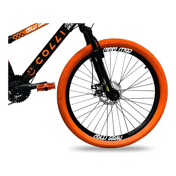 Bicicleta Grau Aro 26 Freios A Disco 21 Velocidades Colli Cor Preto Tamanho do quadro 13.5