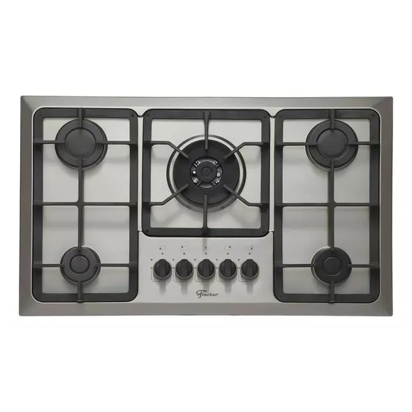 Cooktop A Gás Fischer 5 Bocas Tripla Chama Infinity