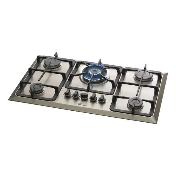 Cooktop A Gás Fischer 5 Bocas Tripla Chama Infinity