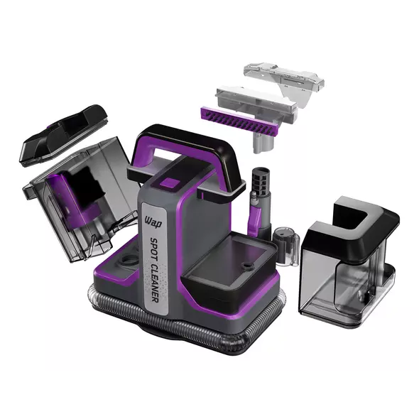 Extratora de Sujeira Portátil WAP Spot Cleaner W3 Borrifa Esfrega e Extrai 1450W de Potência e Bico de Autolimpeza