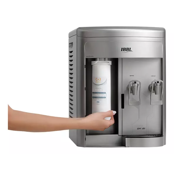Filtro Purificador Água Gelada Por Compressor Gas FR600 SPECIALE Prata IBBL