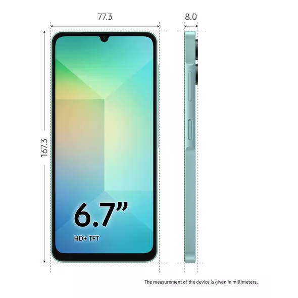 Samsung Galaxy A06 Dual SIM 128 GB verde-claro 4 GB RAM